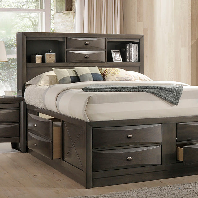 Zosimo 4 Pc Bedroom Set - Gray