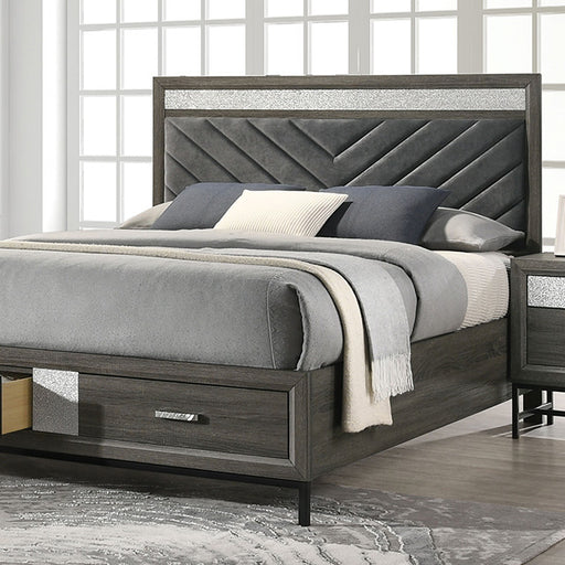 Voleta 4 Pc Bedroom Set - Gray