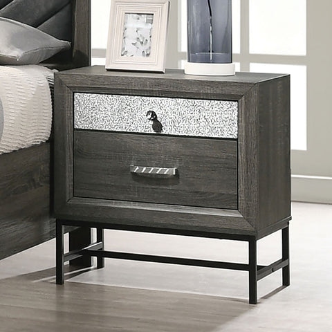 Voleta Night Stand - Gray