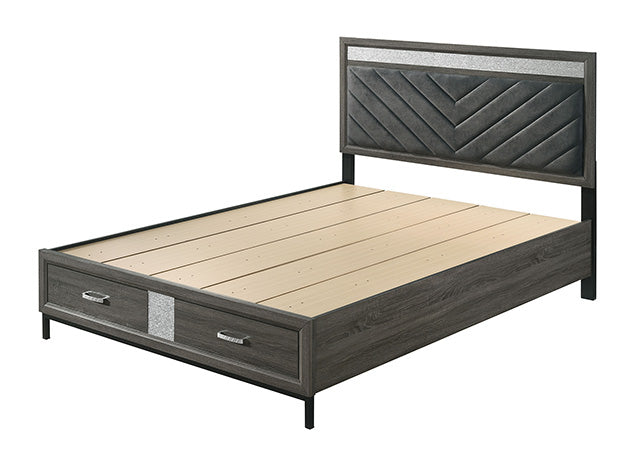 Voleta 4 Pc Bedroom Set - Gray