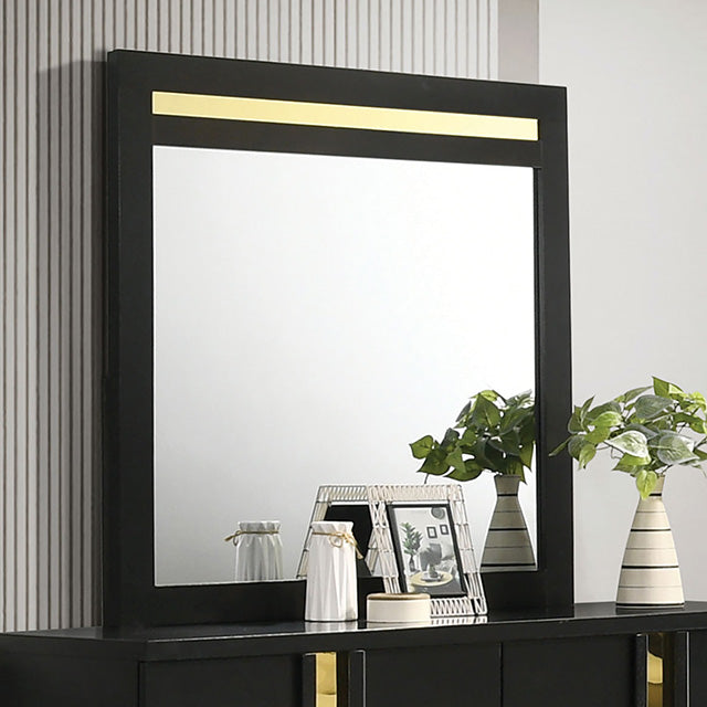 Lillestrom Mirror - Black/Gold