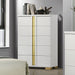 Lillestrom Chest - Gold/White