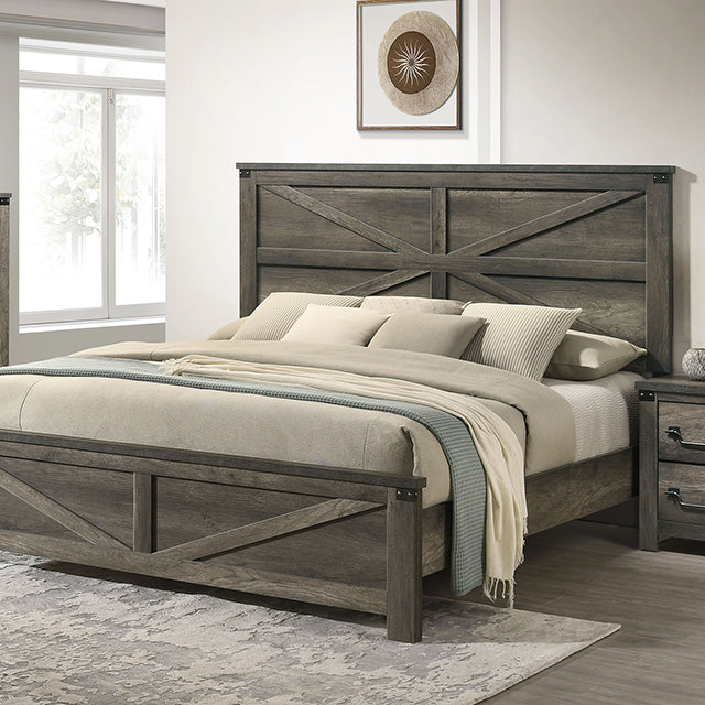 Britonale 4 Pc Bedroom Set - Rustic Gray
