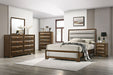 Caerwys 5 Pc Bedroom Set - Brown/Light Gray