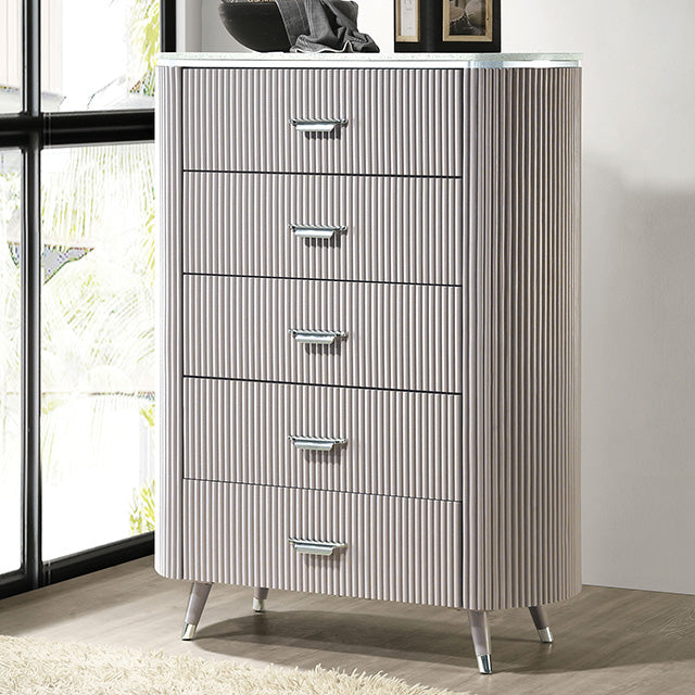 Aldridge Chest - Light Gray