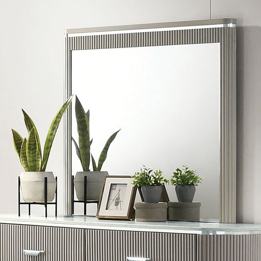 Aldridge Mirror - Light Gray