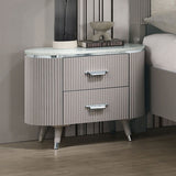 Aldridge Nightstand - Light Gray