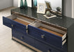 Hartlepool Dresser - Ash Gray/Indigo Blue