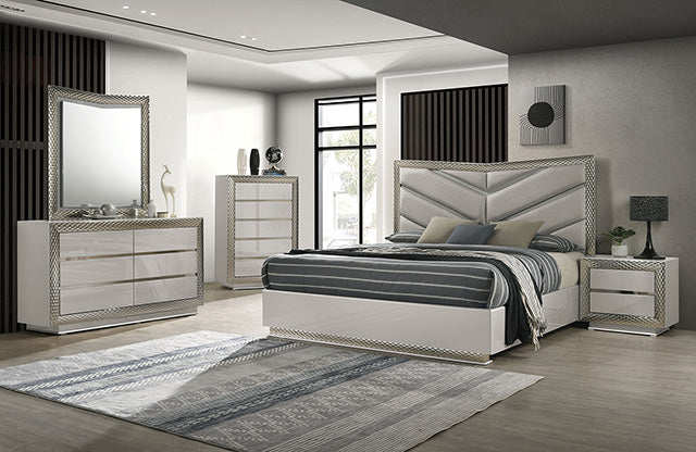 Ventnor 4 Pc Bedroom Set - Gray