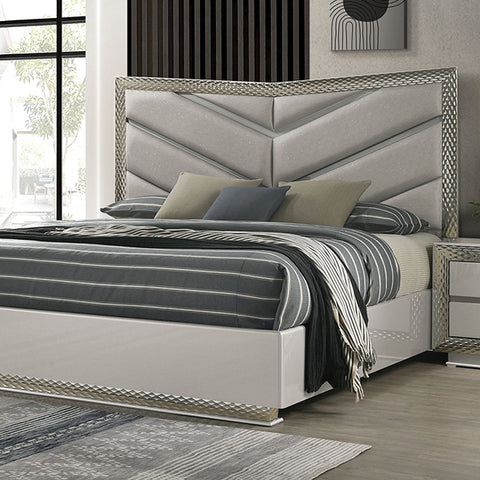 Juego de dormitorio Ventnor de 4 piezas - gris