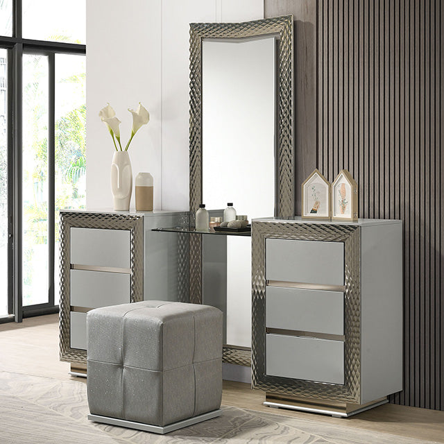 Ventnor Vanity w/ Stool - Gray