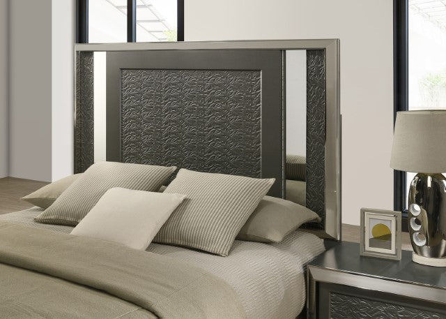 Leyland 5 Pc Bedroom Set - Dark Gray