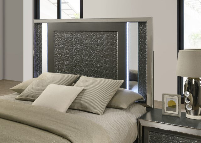 Leyland 5 Pc Bedroom Set - Dark Gray
