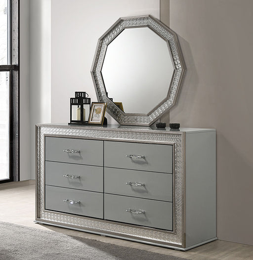 Cassiopeia Dresser - Metallic Gray