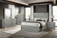 Cassiopeia Rect Mirror - Metallic Gray