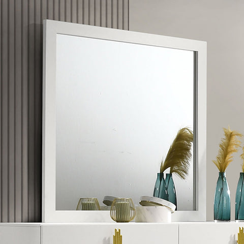 Basildon Mirror - White
