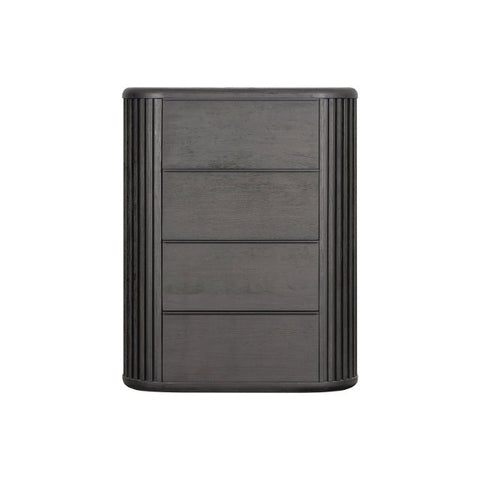 Hildesheim 4 Drawer Chest - Black