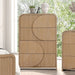 Tangentry 4 Drawer Chest - Natural
