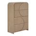 Tangentry 4 Drawer Chest - Natural