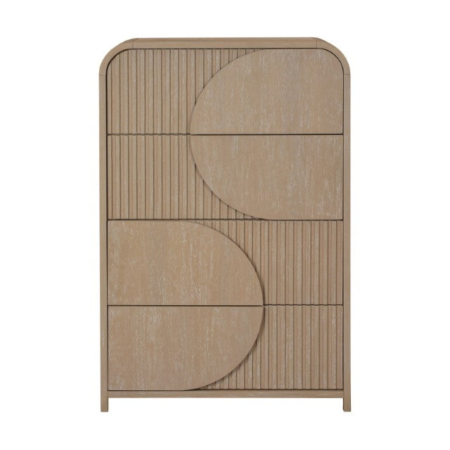 Tangentry 4 Drawer Chest - Natural