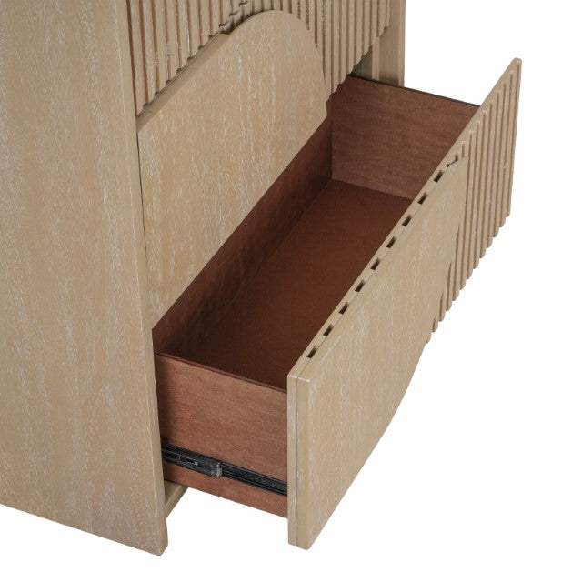 Tangentry 4 Drawer Chest - Natural