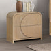 Tangentry 2 Drawer Nightstand - Natural