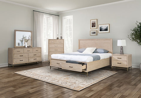 Cajonera Sandnes - roble claro