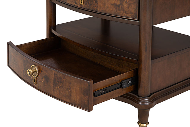 Westerham Nightstand - Dark Cherry