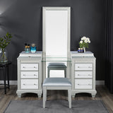 Galea Vanity w/ Stool - Gray