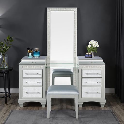 Galea Vanity w/ Stool - Gray