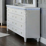 Swindon Dresser w/ LED - Pearl White