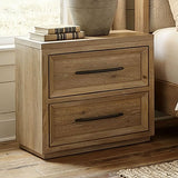 Helios Nightstand w/ USB - Natural