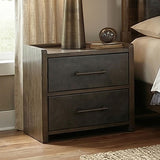 Newent Nightstand - Dark Walnut