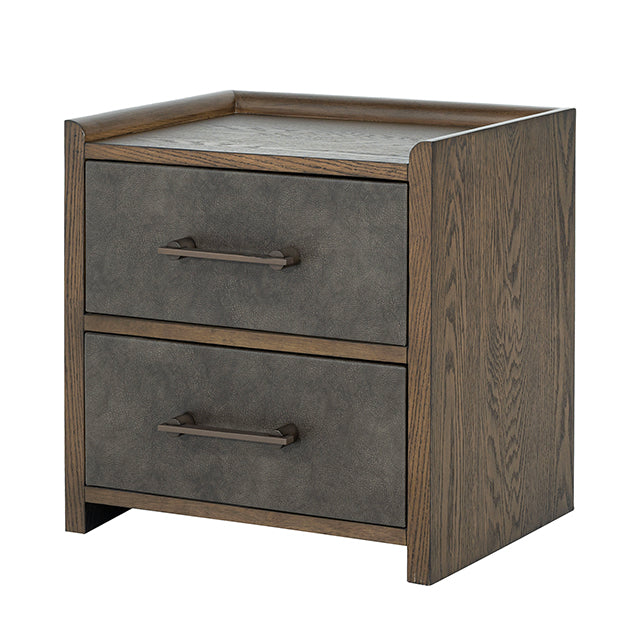 Newent Nightstand - Dark Walnut