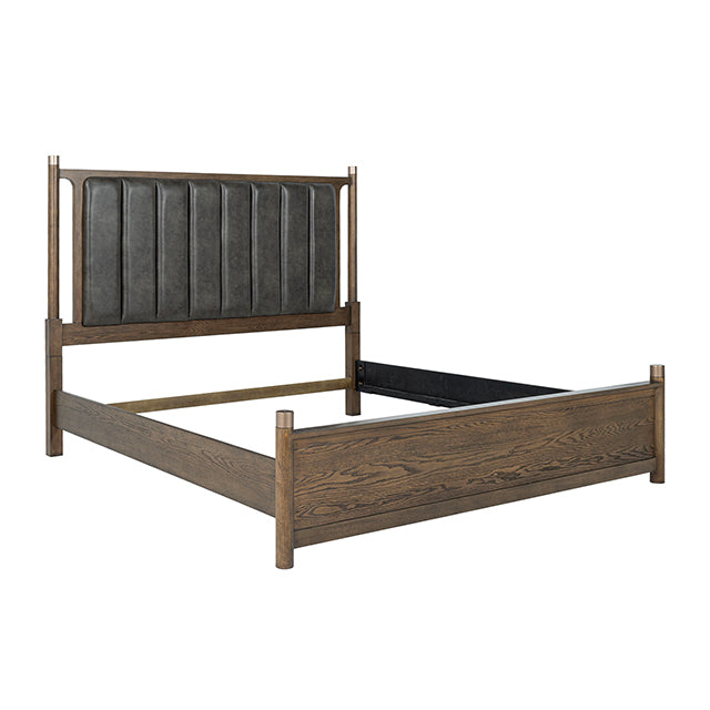 Newent 4 Pc Bedroom Set - Dark Walnut
