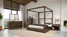 Vellara Bed - Dark Walnut