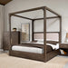 Vellara Bed - Dark Walnut