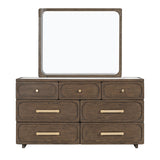 Vellara Dresser - Dark Walnut