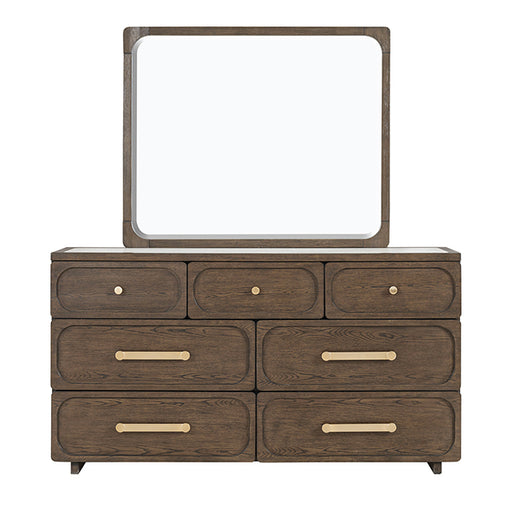 Vellara Dresser - Dark Walnut
