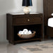 Vellara Nightstand - Dark Walnut