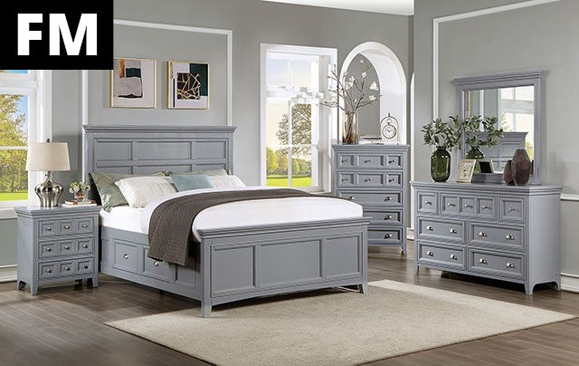 Castlile Night Stand - Gray