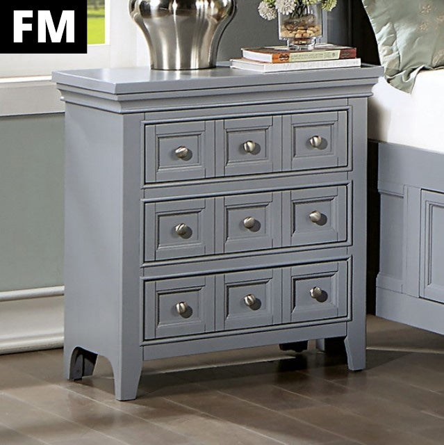 Castlile Night Stand - Gray