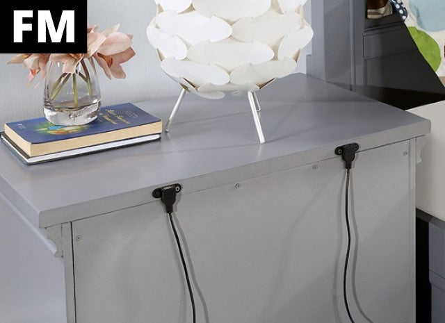 Castlile Night Stand - Gray