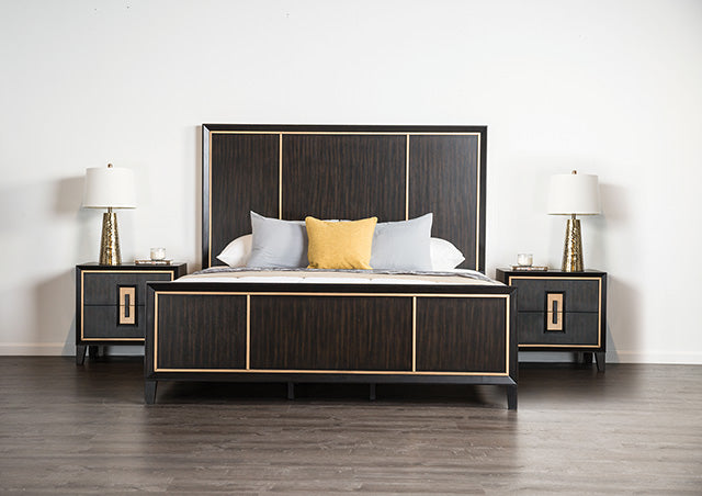 Kenyada 4 Pc Bedroom Set - Espresso