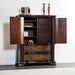 Aquilina Chest - Dark Cherry/Oak