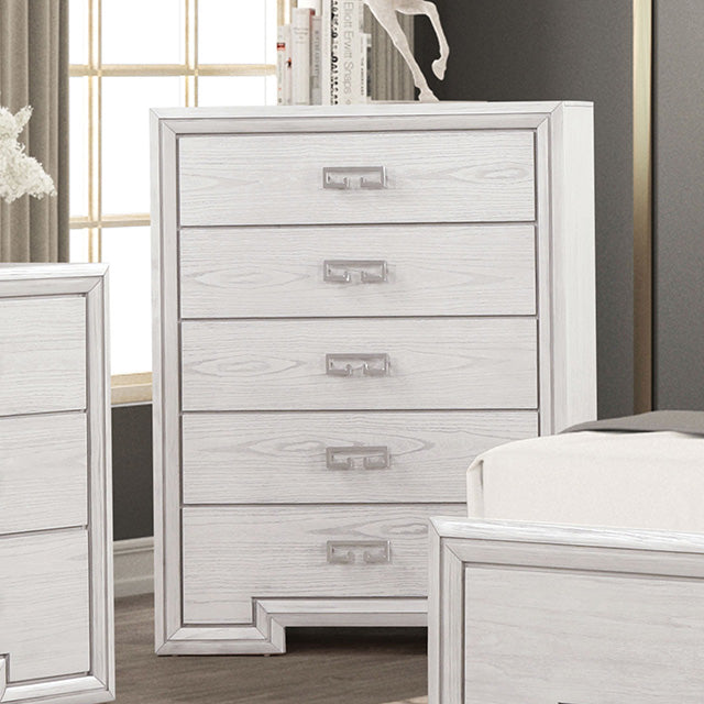 Basilone Chest - Rustic White
