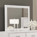 Basilone Mirror - Rustic White