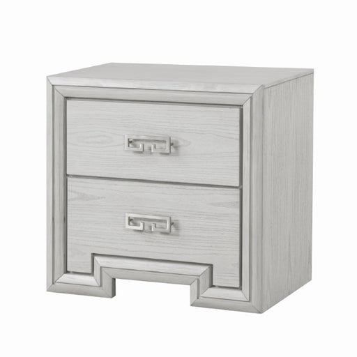 Basilone Nightstand - Rustic White