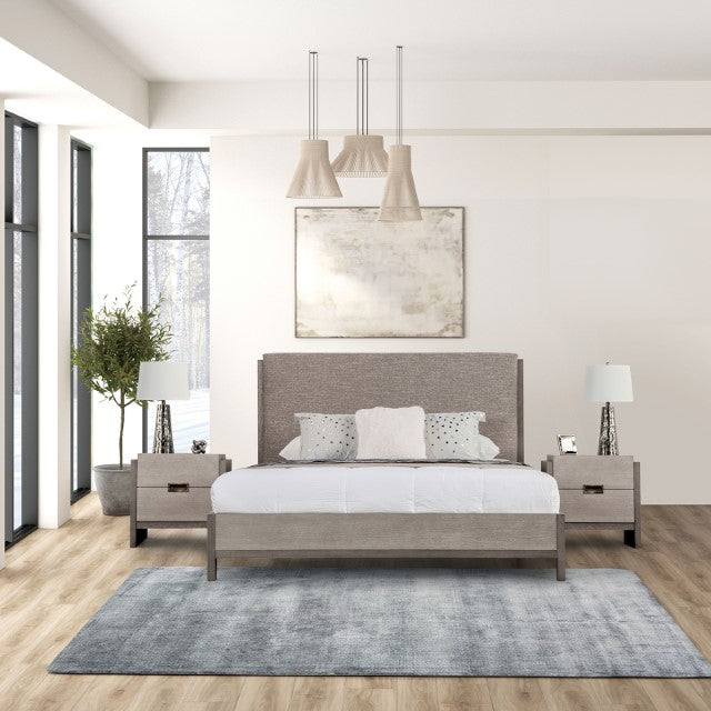 Gristalt 4 Pc Bedroom Set - Stone Gray