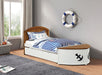 Poseidon Captain Bed - White/Oak
